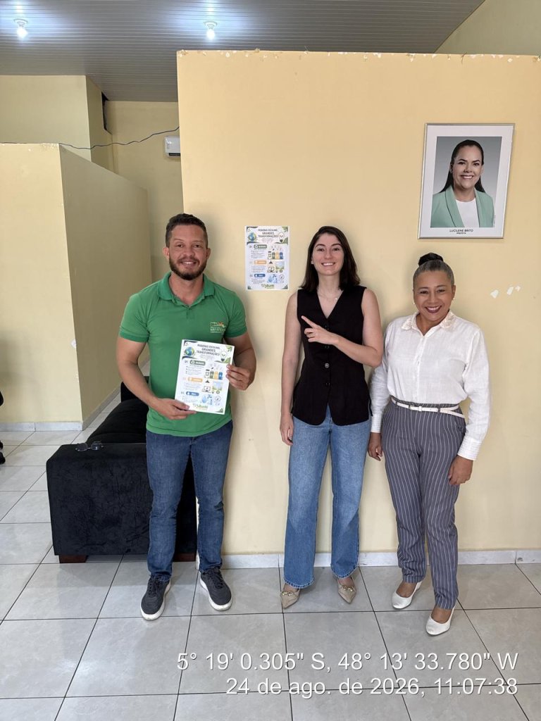 Buriti do Tocantins realiza ação da A3P e estimula práticas de economia de energia com adesivagem educativa